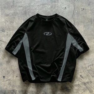 Stylish Black and Gray Short Sleeve Tee